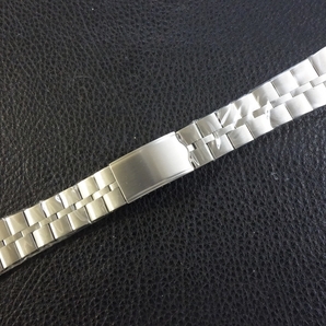 SEIKO Speed Timer 5Sports BRACELET 6138-0040 茶黒ウマ用 Stainless 新品 社外品 アンティーク クロノグラフ ベルト ツノの画像1