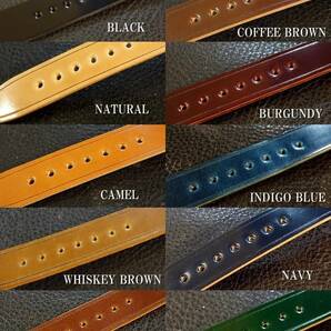 ◆コードバンNATO G10Strap◆国産アニリン染めコードバン Custom Order(COLOR/ラグ幅/BUCKLE COLOR) 受注生産(納期10日前後) 腕時計ベルトの画像6