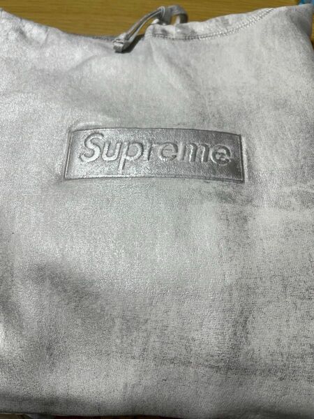 supreme MM6 Box Logo Hooded White