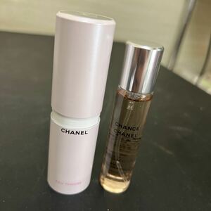 t4-189 CHANEL シャネル　Chance チャンス　リフィル　20ml×2点　香水 中古、未使用品