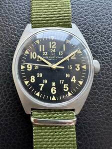 [ античный армия для часы ]IWC inter n National часы Company Вьетнам война America армия милитари часы механический завод to lithium 