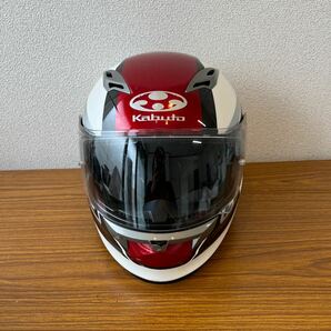 管S240424 a ★☆ KABUTO KAMUI-2サイズ XL 61～62cmcm現状品 ☆★Kabuto フルフェイスヘルメット の画像2