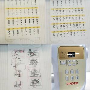 § B28043 【動作確認済】 SINGER SN777a コンピュータミシン 文字縫い機能 ミシン 手芸 フットペダル付き 電子ミシンの画像3