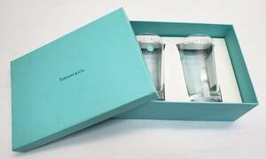 §　A37317 【未使用】 TIFFANY&Co. ティファニー ペアグラス スウィングHB 箱あり 食器 未使用品 2客 底面ロゴ入り