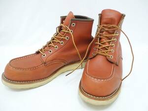 ‡ 0189 REDWING レッドウィング クラシック ワークブーツ アイリッシュセッター レッドブラウン モックトゥ 8875 9E