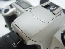 ‡ 0737 Canon キャノン EOS KissⅢ フィルムカメラ 一眼レフカメラ レンズ/使用説明書付 動作未確認 現状渡し_画像8