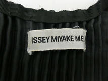 ‡ 0118 ISSEY MIYAKE MEN イッセイミヤケメン プリーツベスト ジレ チョッキ サイズ M ブラック系 Vネック ME53-FE102 中古品_画像8