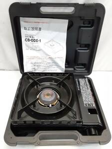 §　B27104　 Iwatani　イワタニ　カセットフー　カセットコンロ　タフまる　CB-0DX-1　専用ケース入り　アウトドア　中古