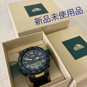 1 jpy ~ new goods unused Casio Protrek 5601 PRT-B50-1JF azimuth sensor atmospheric pressure / altimeter temperature pedometer Bluetooth 10 atmospheric pressure waterproof CASIO PRO TREK wristwatch 