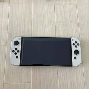 1円〜 動作品 初期化済 Nintendo Switch ニンテンドー スイッチ 本体 有機ELモデル ホワイト HEG-001 Joy-Con ドッグ ACアダプター 他の画像3