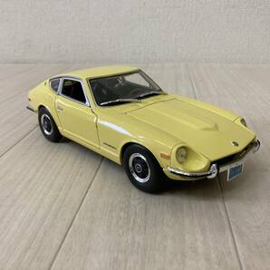 1/18 Maisto マイスト 1971 Datsun 240Z ダットサン ミニカー 黄色 イエロー 全長約22cmの画像5