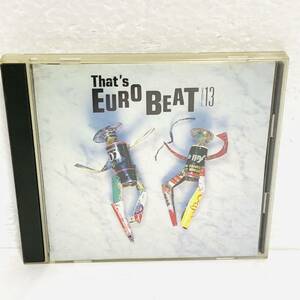 THAT'S EUROBEAT VOL.13　ザッツ ユーロビート 洋楽　CD　60322hs