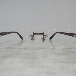 ◆S184.TRUSSARDI トラサルディ VTR171J COL.0R80 F-TITANIUM 眼鏡 メガネ 度入り/中古の画像1