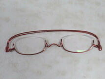 ◆S409.PAPER GLASS ペーパーグラス PG-003 日本製 眼鏡 メガネ 度入り 老眼鏡/中古_画像8