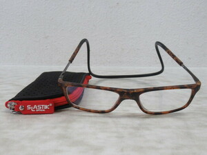 ◆S303.SLASTIK OPTICAL スラスティック LOT 200225 JABBA-015 BIOBASED +2.00 眼鏡 メガネ 度入り 老眼鏡/中古
