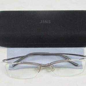 ◆S502.JINS β-Titanium ジンズ MTN-19S-347FC 96 33 眼鏡 メガネ 度入り/中古の画像10