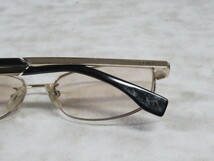 ◆S550.FENDI フェンディ FF 1506 BXM TITAN-P 眼鏡 メガネ 度入り/中古_画像9