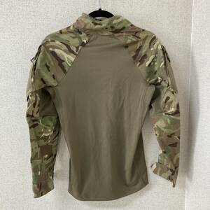 [4-125] England army combat long sleeve shirt MTP camouflage UBACS zipper mesh 160/80 size S[ takkyubin (home delivery service) compact ]