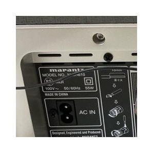 [4-152]marantz M-CR610 CDレシーバー 2015年製 B&W 686S2 ブックシェルフスピーカー セット【中古美品】の画像3