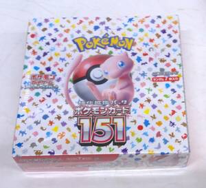 【即決　シュリンク付】 ポケモンカード 151 box　ペリペリ付【新品・未開封】