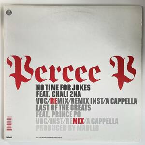 Percee P - No Time For Jokes / Last Of The Greats