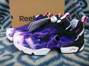 REEBOK INSTA PUMP FURY 30cm US12 white purple black new goods unused Reebok Insta pump Fury 