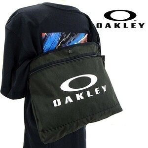 ■OAKLEY オークリー 新品 大人の拘り小物 撥水リップポリエステル ビッグロゴ ショルダーバッグ 921646JP 02E 12L ▲008▼kkf1375a