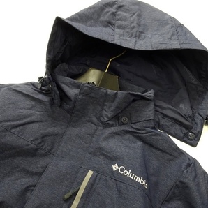 □Columbia コロンビア 高通気防水 高耐久ナイロン混 フーデッド ジャケット ブルゾン アウトドアウェア YLK300 464 90/S ▲020▼kkf137coの画像2