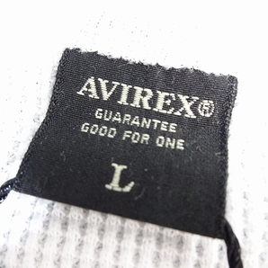 AVIREX アヴィレックス 新品 USAF ミリタリー サーマル素材 ワッフル生地 クルーネック 半袖 Tシャツ 3134054 030 XL ▲011▼kkf255usの画像6