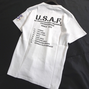 AVIREX アヴィレックス 新品 USAF ミリタリー サーマル素材 ワッフル生地 クルーネック 半袖 Tシャツ 3134054 030 M ▲011▼kkf253usの画像5