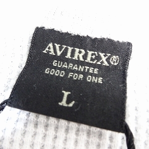 AVIREX アヴィレックス 新品 USAF ミリタリー サーマル素材 ワッフル生地 クルーネック 半袖 Tシャツ 3134054 030 L ▲011▼kkf254usの画像6