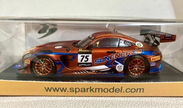 ★スパーク Mercedes-AMG GT3 No.75 SunEnergy 1 Racing Winner Bathurst 12H 2022 1/43【AS060】★