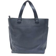 LOEWE/ロエベ 2711012 アナグラム アントン レザー ハンドバッグ ブルー レディース ブランド_画像2