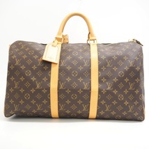 LOUIS VUITTON/ルイヴィトン ビトン M41416 キーポルバンドリエール50 モノグラム レザー ボストンバッグ ブラウン ユニセックス ブランド_画像1