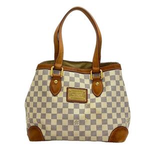 LOUIS VUITTON/ルイヴィトン ビトン N51207 ハムプステッドPM ダミエ レザー ハンドバッグ アズール レディース ブランド