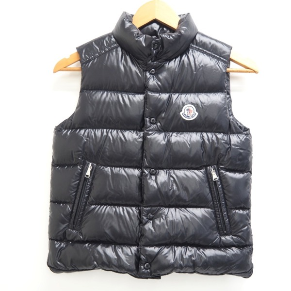 MONCLER/モンクレール TIB 19年 ナイロン ダウンベスト ブラック キッズ ブランド