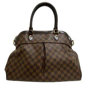 LOUIS VUITTON/ルイヴィトン ビトン N51998 トレヴィGM ダミエ レザー ハンドバッグ ブラウン レディース ブランド