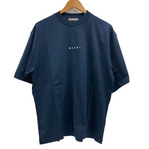 MARNI/マルに USCS87 48/M コットン 半袖Ｔシャツ ネイビー ユニセックス ブランド