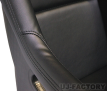 【即納！】★RECARO SP-Gタイプ（SPGタイプ）フルバケットシート/PUレザー・ブラック【2脚セット】★リブ構造で強度を確保！人気モデル♪_画像6