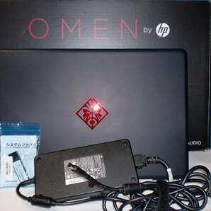 ★HP OMEN ゲーミングノート17.3型 Win11Home i7-7700HQ GTX1060/CPU2.8GHz@/16GB 動作確認済 破損ジャンク品★ の画像2