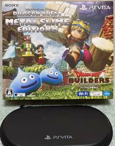 PlayStation VITA PSVITA Dragon Quest builder zMETAL SLIME EDITION PCH-2000 limitation metal Sly m VERSION SONY freebie attaching beautiful goods 