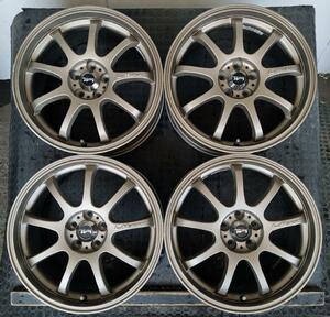 【4本価格】【17x7.5J 5x100 ET+50 ハブ73】LM SPORT