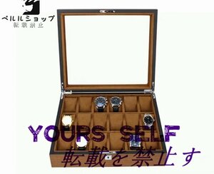  arm clock case wristwatch 18ps.@ storage wristwatch storage case arm clock case collection case wooden on Lee one clock case storage case 