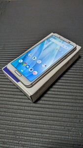 【中古】SHARP AQUOS sense3 SHV45-u スマートフォン　シルバー 防水 耐衝撃　UQモバイル シャープ アクオス　