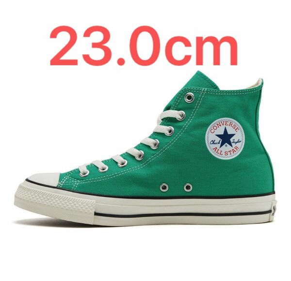 CONVERSEハイカットスニーカーオールスター GREEN 23.0cm