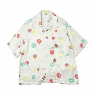 VISVIM 21SS WALLIS SHIRT S/S DICE柄 アロハシャツ 3 半袖 開襟 シャツ 