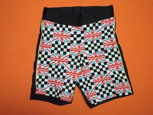 * red skull print black series swimsuit * swim wear * man * approximately 90~100 centimeter *