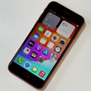 SIMフリー iPhone SE (第2世代) (PRODUCT)RED Special Edition 64GB MX9U2J/A バッテリー最大容量83％ アクティベーションロック解除済