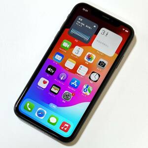 Apple SIMフリー iPhone XR ブラック 64GB MT002J/A iOS17.4.1 アクティベーションロック解除済