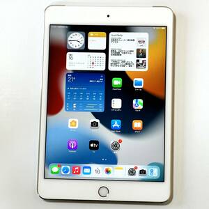 Apple SIM свободный iPad mini 4 Gold 16GB MK712J/A Wi-Fi+Cellular Acty беж .n разблокирован 